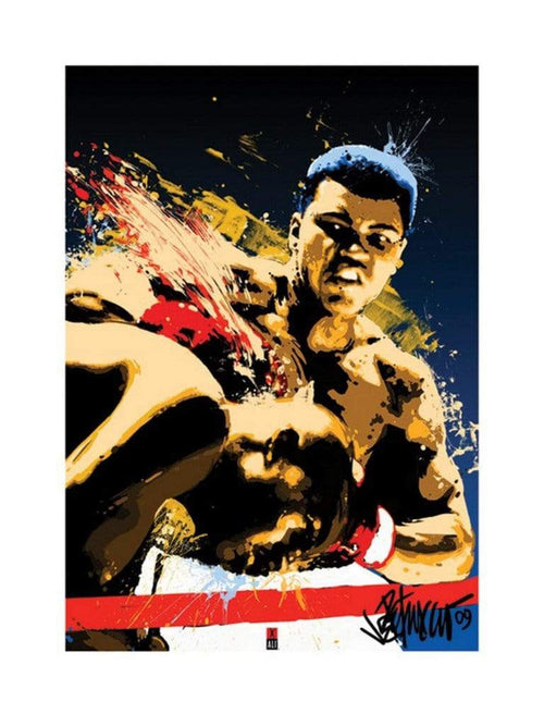 Pyramid Muhammad Ali Sting Petruccio affiche art 60x80cm | Yourdecoration.fr