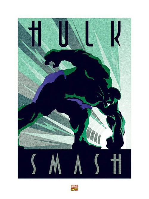 Pyramid Marvel Deco Hulk affiche art 60x80cm | Yourdecoration.fr
