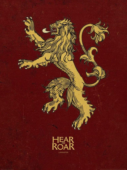 Pyramid Game of Thrones Lannister affiche art 60x80cm | Yourdecoration.fr