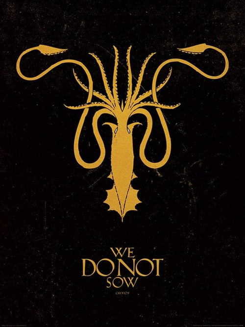 Pyramid Game of Thrones Greyjoy affiche art 60x80cm | Yourdecoration.fr