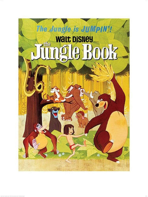 Pyramid The Jungle Book Jumpin affiche art 60x80cm | Yourdecoration.fr