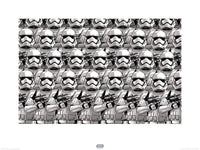 Pyramid Star Wars Episode VII Stormtrooper Pencil Art affiche art 60x80cm | Yourdecoration.fr