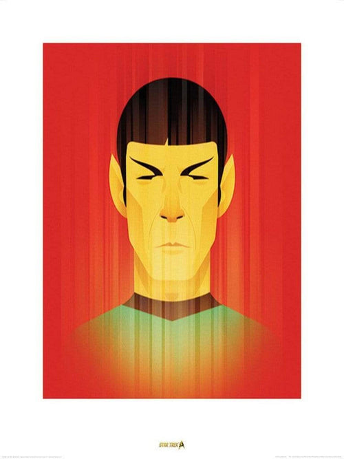 Pyramid Star Trek Beaming Spock 50th Anniversary affiche art 60x80cm | Yourdecoration.fr