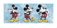 Pyramid Mickey Mouse Squeaky Chic Triptych affiche art 50x100cm | Yourdecoration.fr