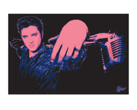 Pyramid Elvis Presley Microphone affiche art 40x50cm | Yourdecoration.fr