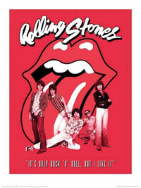 Pyramid The Rolling Stones Its Only Rock n Roll affiche art 30x40cm | Yourdecoration.fr