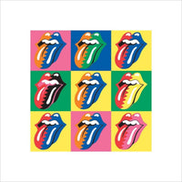 Pyramid The Rolling Stones Pop Art affiche art 40x40cm | Yourdecoration.fr
