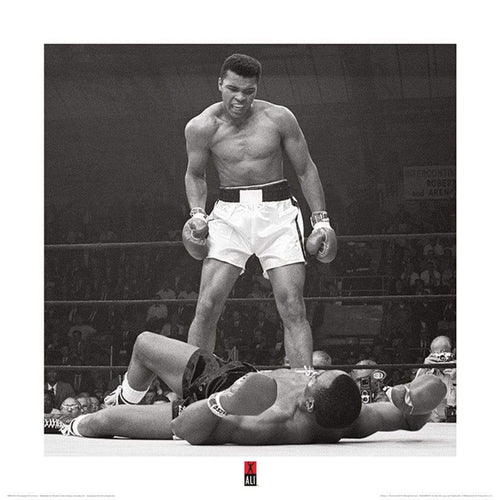 Pyramid Muhammad Ali v Liston affiche art 40x40cm | Yourdecoration.fr