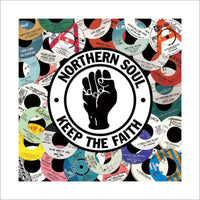 Pyramid Northern Soul Labels affiche art 40x40cm | Yourdecoration.fr