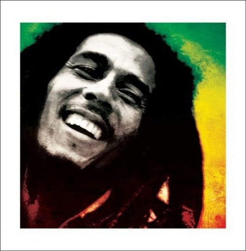 Pyramid Bob Marley Paint affiche art 40x40cm | Yourdecoration.fr