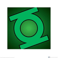 Pyramid DC Comics Green Lantern Symbol affiche art 40x40cm | Yourdecoration.fr