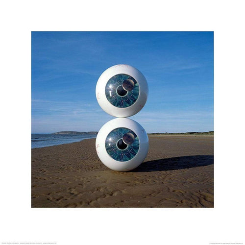Pyramid Pink Floyd Pulse Eyeballs affiche art 40x40cm | Yourdecoration.fr