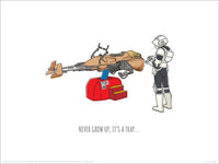pyramid ppr54053 star wars never grow up affiche art 40x30cm | Yourdecoration.fr