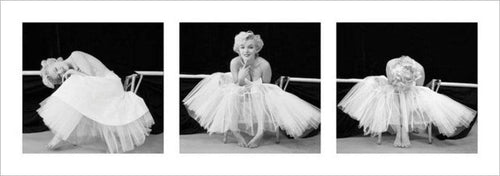 Pyramid Marilyn Monroe Ballerina Triptych affiche art 33x95cm | Yourdecoration.fr
