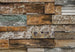 Papier Peint - Colorful Stone Wall 366x254cm - Papier