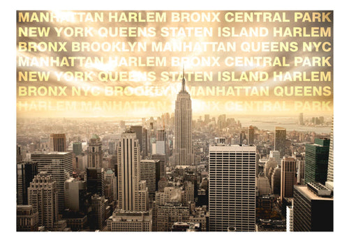Papier Peint - Neighborhoods of New York - Intissé