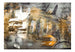 Papier Peint - Berlin Collage Orange - Intissé