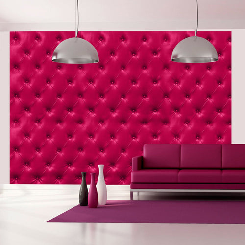 Papier Peint - Fuchsia Rhombuses - Intissé