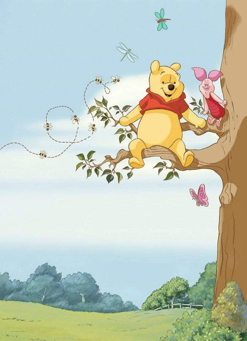 Komar Winnie Pooh Tree Papier Peint 184x254cm 4 pièces | Yourdecoration.fr