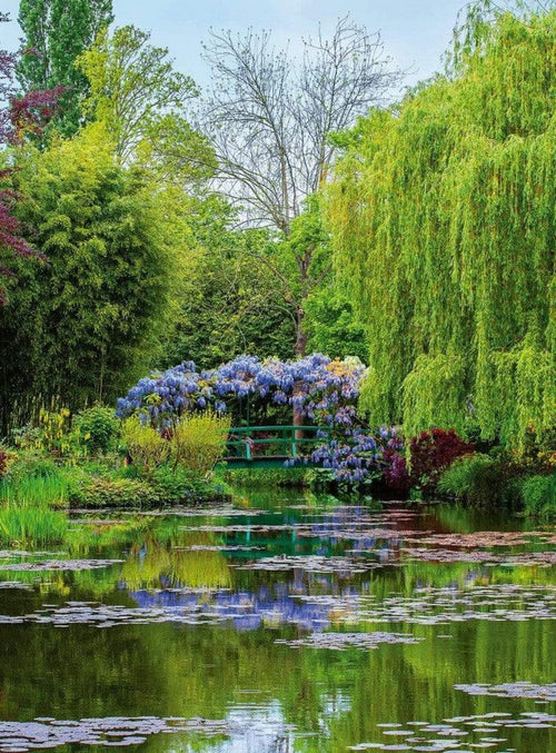 Wizard+Genius Monets Garden In France Papier Peint Intissé 192x260cm 4 bandes | Yourdecoration.fr