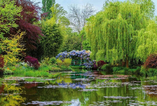 Wizard+Genius Monets Garden in France Papier Peint Intissé 384x260cm 8 bandes | Yourdecoration.fr