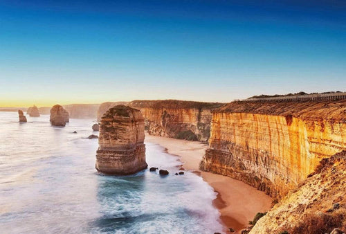 Wizard+Genius Cliff at Sunset in Australia Papier Peint Intissé 384x260cm 8 bandes | Yourdecoration.fr