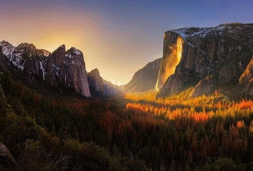 Wizard+Genius Yosemite National Park USA Papier Peint Intissé 384x260cm 8 bandes | Yourdecoration.fr
