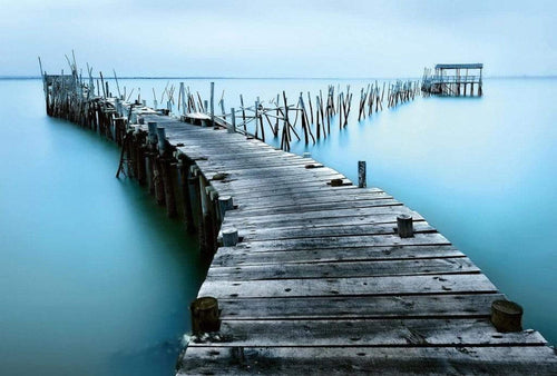 Wizard+Genius Old Landing Stage Papier Peint Intissé 384x260cm 8 bandes | Yourdecoration.fr