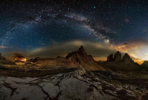 Wizard+Genius Galaxy Dolomites Papier Peint Intissé 384x260cm 8 bandes | Yourdecoration.fr