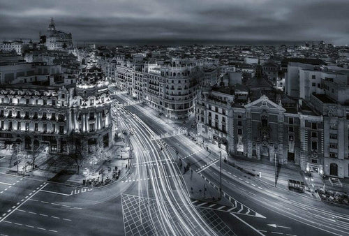 Wizard+Genius Urban Madrid Papier Peint Intissé 384x260cm 8 bandes | Yourdecoration.fr