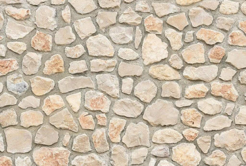 Wizard+Genius Natural Stone Wall I Papier Peint Intissé 384x260cm 8 bandes | Yourdecoration.fr