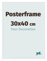 Cadre de affiche 30x40cm Blanc Haute Brillance Plastique Paris Mesure | Yourdecoration.fr
