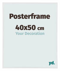 Cadre de affiche 40x50cm Blanc Haute Brillance Plastique Paris Mesure | Yourdecoration.fr