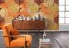 Komar Seventies Swing Intisse Papier Peint 300x250cm 3 bandes interieur | Yourdecoration.fr