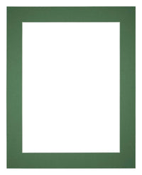 Passe Partout 40x45cm Carton Vert Foret Bord 5cm Droit De Face | Yourdecoration.fr