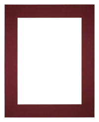 Passe Partout 40x55cm Carton Vin Rouge Bord 6cm Droit De Face | Yourdecoration.fr