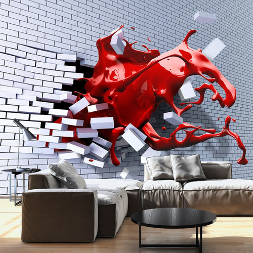 Papier Peint - Scarlet Inspiration - Intissé