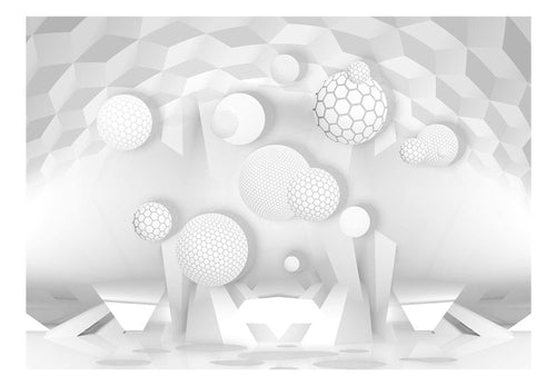 Papier Peint - Circles in the Space - Intissé