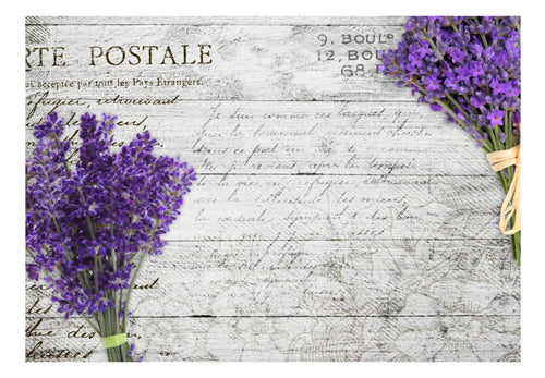 Papier Peint - Lavender Postcard - Intissé