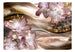 Papier Peint - Lilies on the Wave Brown - Intissé