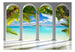 Papier Peint - Sea Behind Columns - Intissé