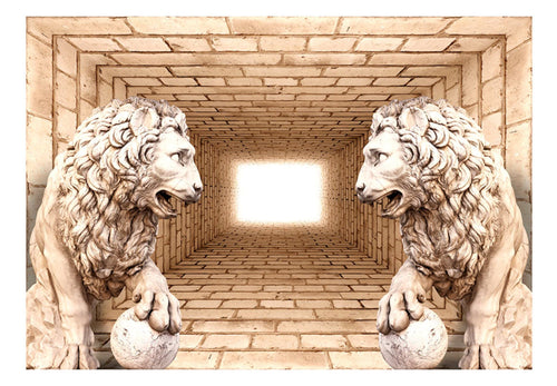 Papier Peint - Mystery of Lions - Intissé