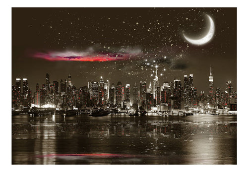 Papier Peint - Starry Night Over Ny - Intissé