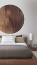 Komar Windlines Color Papier Peint 125x125cm Rond ambiance | Yourdecoration.fr