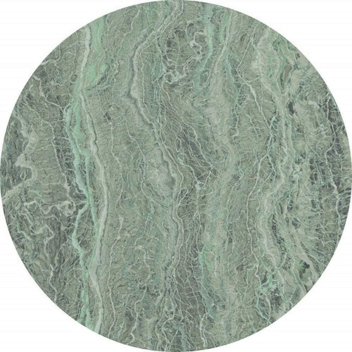 Komar Green Marble Papier Peint 125x125cm Rond | Yourdecoration.fr