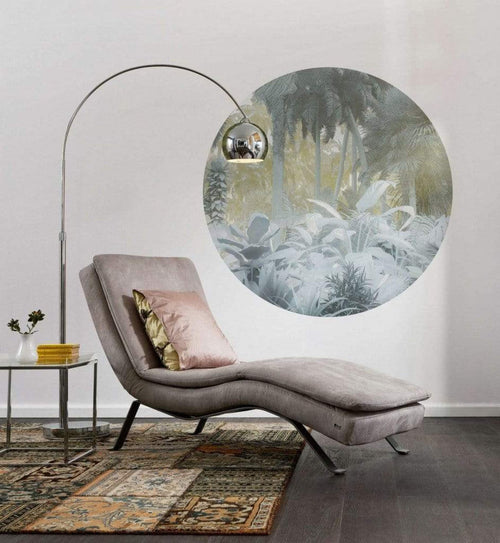 Komar Exotic Jungle Papier Peint 125x125cm Rond ambiance | Yourdecoration.fr