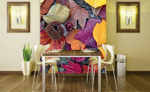 Dimex Autumn Leaves Papier Peint 225x250cm 3 bandes ambiance | Yourdecoration.fr