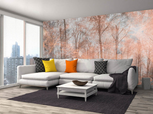 Dimex Colorful Forest Abstract Papier Peint 375x250cm 5 bandes ambiance | Yourdecoration.fr