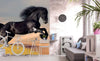 Dimex Horse Papier Peint 225x250cm 3 bandes ambiance | Yourdecoration.fr