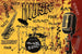 Dimex Music Orange Papier Peint 375x250cm 5 bandes | Yourdecoration.fr